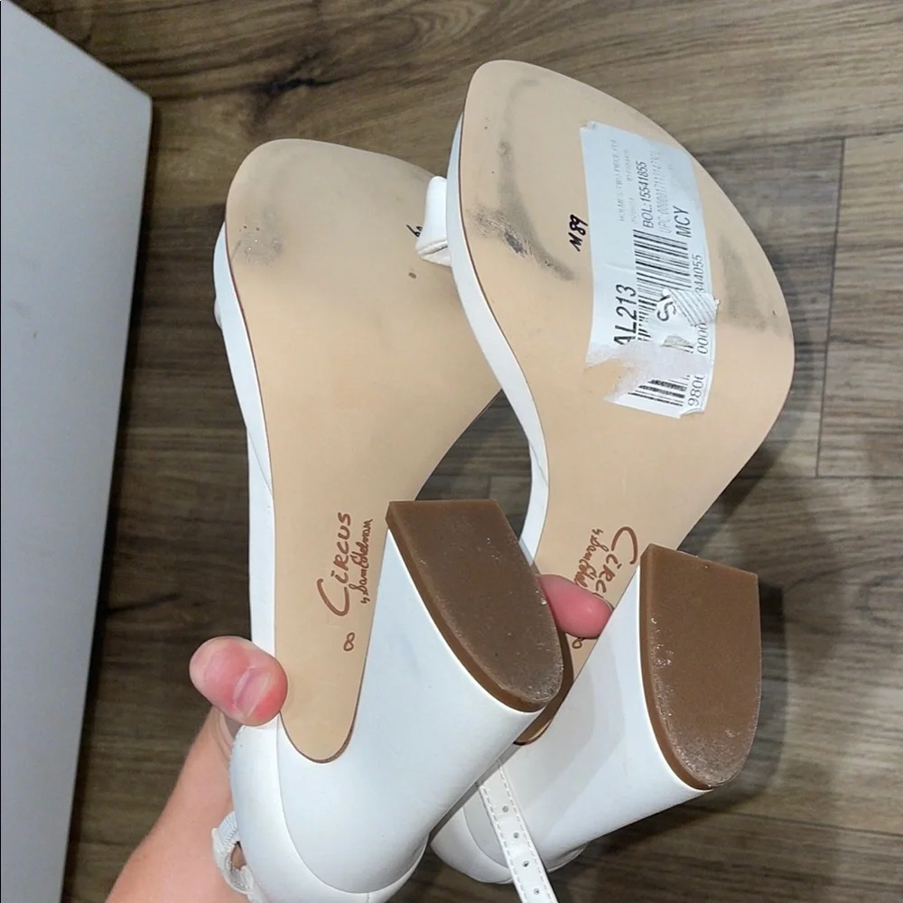 Circus by Sam Edelman Holmes White Women's Heels - Picture 5 of 5